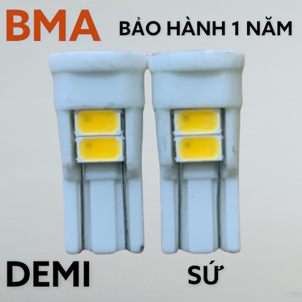 Đèn pha led 4 tim BMA-H4C-L17 sáng trắng chính hãng siêu sáng bảo hành 1 năm gắn pha xe máy Thanh