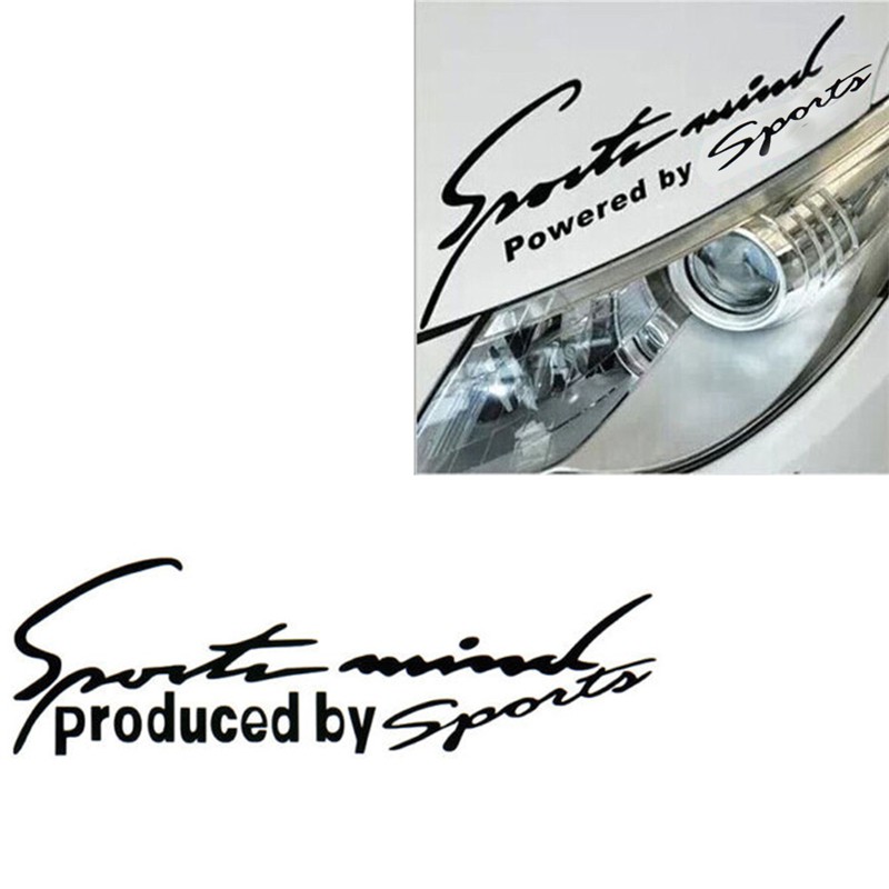 Đề can dán trang trí đèn pha xe ô tô với kích thước 7.5&quot;x2.8&quot;