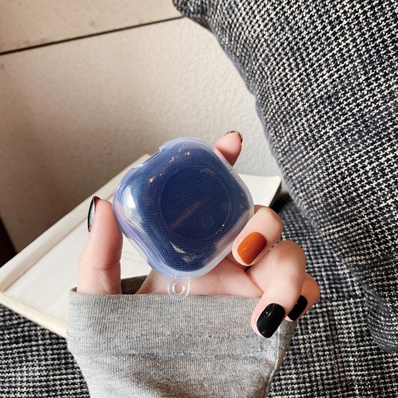 Vỏ bảo vệ hộp sạc tai nghe Samsung Galaxy Buds Live / Samsung Galaxy Buds Pro chống rơi màu trong suốt