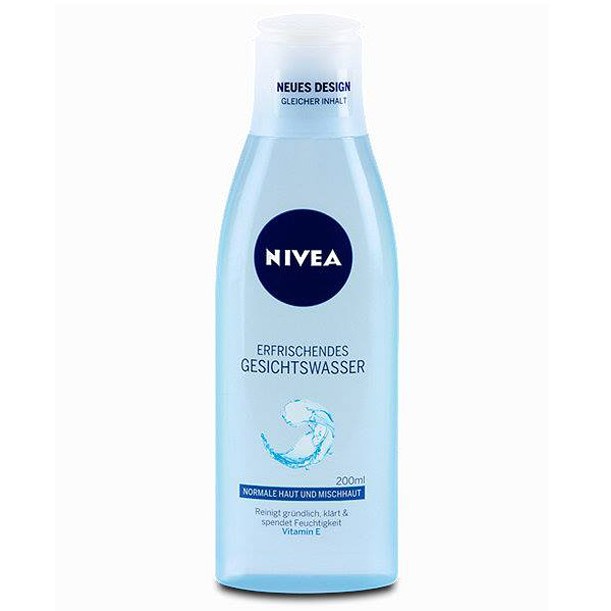 combo 1 chai Nước hoa hồng Nivea Gesichtwasser cho da thường và hỗn hợp