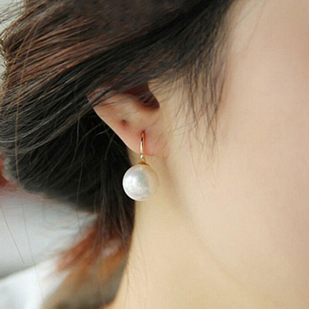 1 Đôi Bông Tai Thiết Kế Đơn Giản Thời Trang