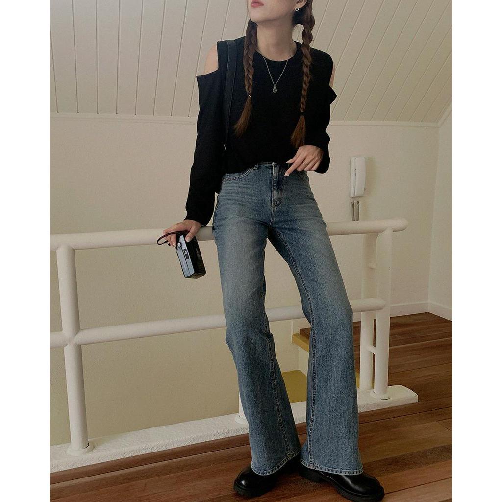 Áo Thun Cổ Tròn Dài Tay Dáng Rộng 60647