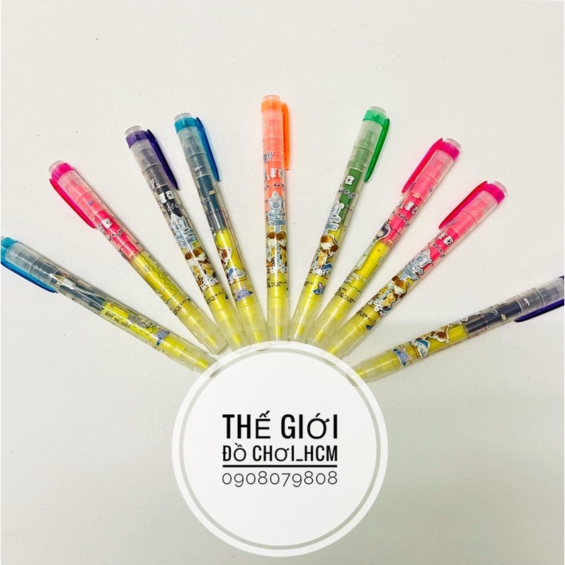 [RẺ-ĐẸP] Bút dạ quang highlight đầu mực siêu đẹp