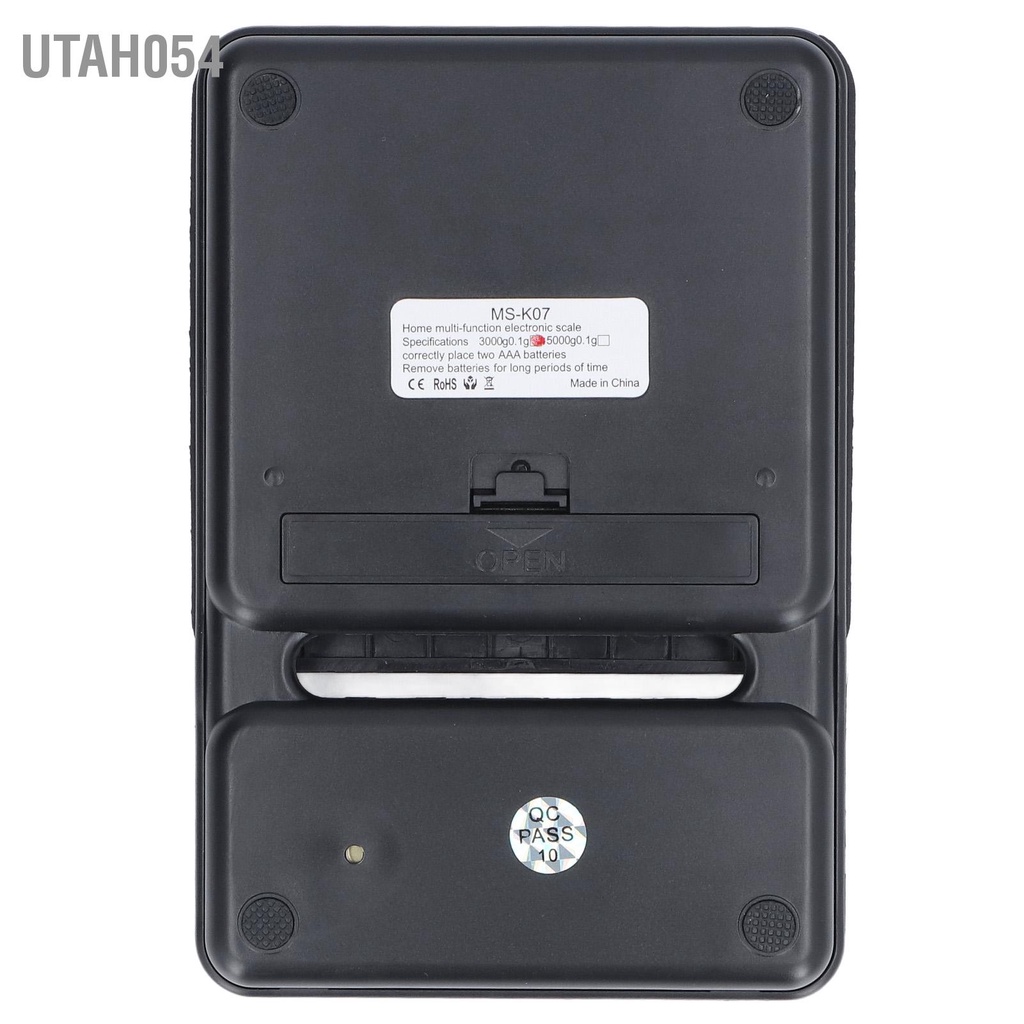 Utah054 Cân cà phê kỹ thuật số Độ chính xác cao Màn hình LED HD Chất liệu ABS Thuận tiện hơn phụ kiện nhà bếp