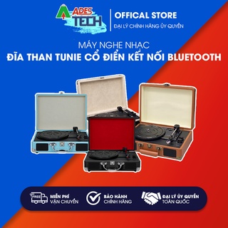 Máy nghe nhạc đĩa than cổ điển có thể kết nối Bluetooth dễ mang - Bảo Hành 6 Tháng