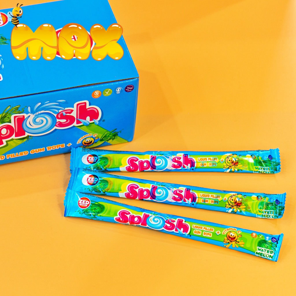 Kẹo cao su dạng thanh Splosh vị dưa hấu kẹo gum cho bé gói 17gr