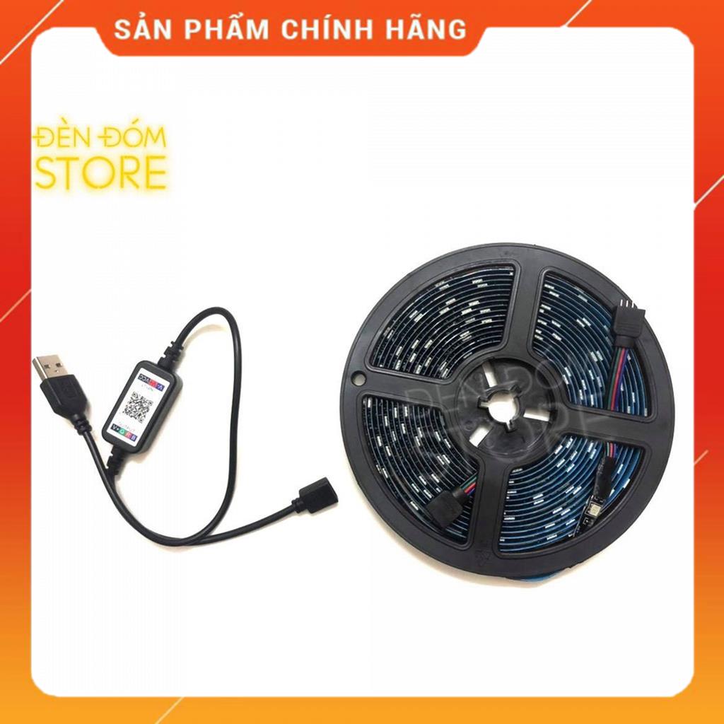 Dây Led Tiktok dài 3m 5m RGB 16 Triệu Màu - Bọc Silicon - Điều Khiển Bằng APP Điện Thoại - Nháy Theo Nhạc. MSP35506