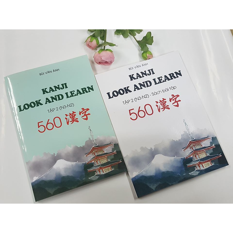 Combo sách Kanji Look And Learn Tập 2 (N3 - N2)