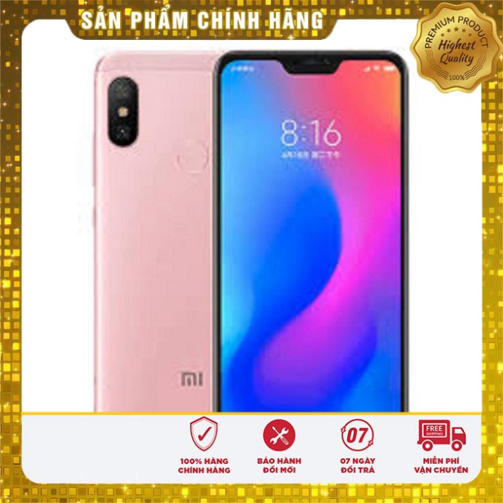 SALE điện thoại Xiaomi Redmi 6 Pro 2sim (4GB/64GB) mới zin CHÍNH HÃNG - có sẵn Tiếng Việt