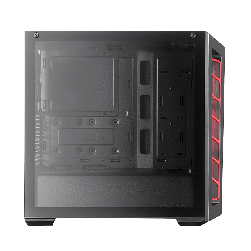 [Mã 77ELSALE hoàn 7% đơn 300K] Vỏ Case Cooler Master MB 520 TG RED TRIM - Hàng Chính Hãng