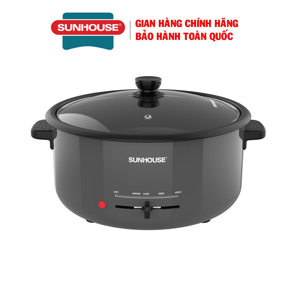 Lẩu điện Sunhouse SHD4523, công suất 1300W, đa chức năng, bảo hành 12 tháng