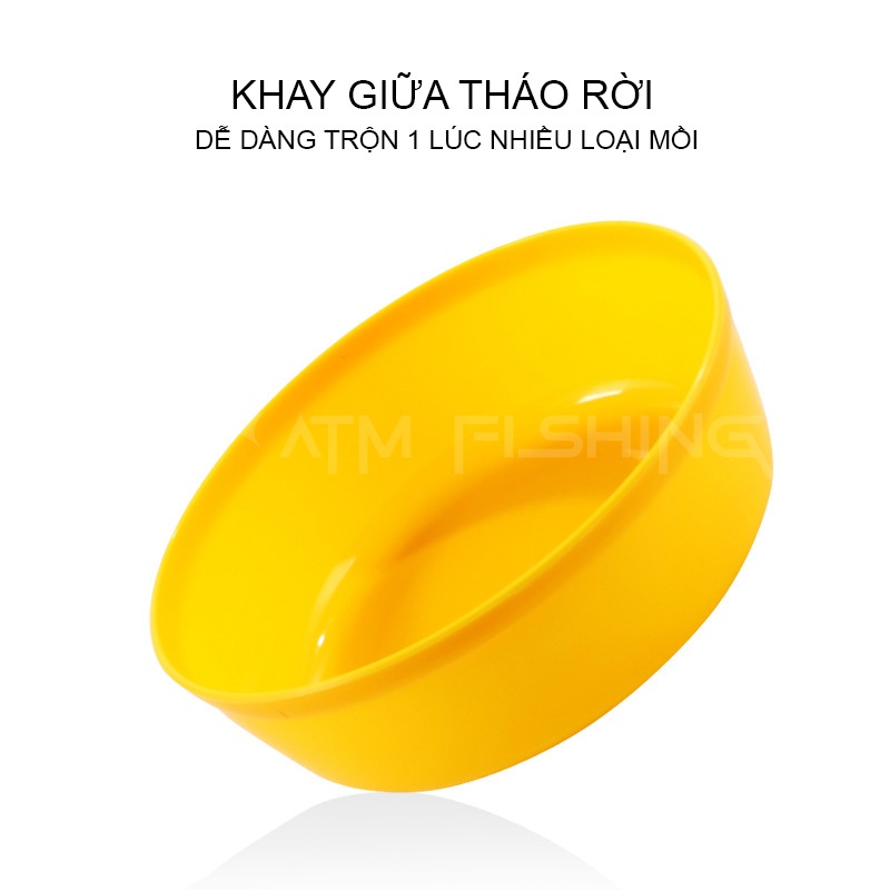 Khay Trộn Mồi Câu Đài Cao Cấp, Khay Đựng Mồi