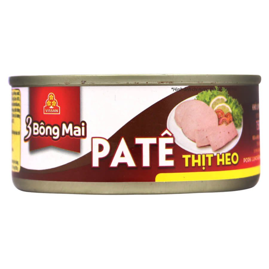 Combo 4 Pate Thịt Heo 3 Bông Mai Vissan 150g (Date 2023)