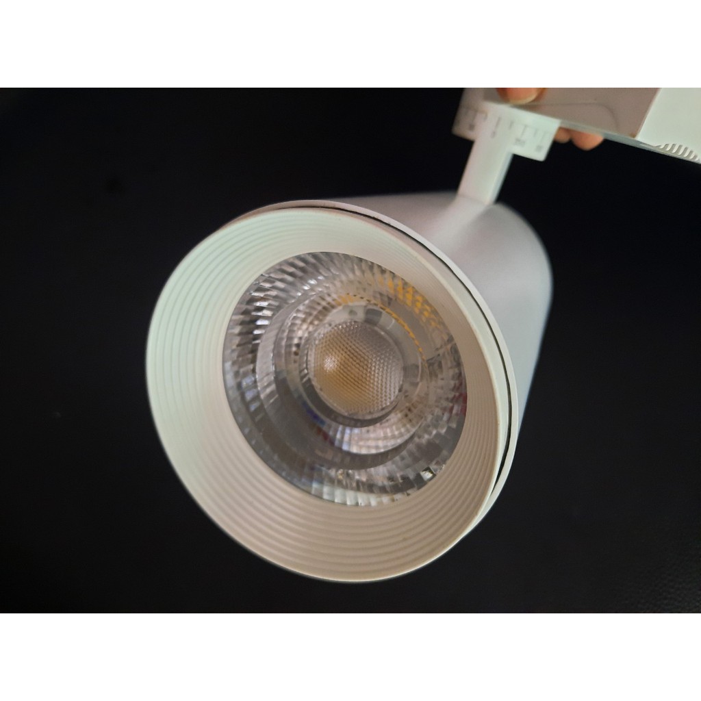 Đèn led pha ray vỏ trắng ống bơ 20w