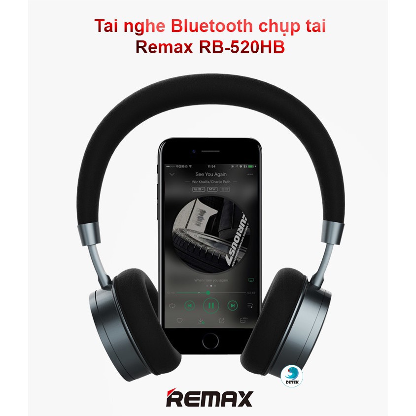 Tai nghe Bluetooth Chụp Tai Remax RB-520HB- Bảo Hành Toàn Quốc