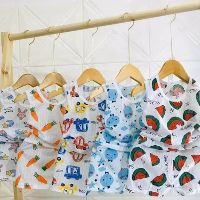 Bộ cotton giấy ba lỗ cho bé yêu