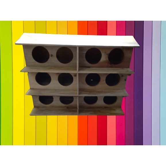Chuồng chim bồ câu bằng gỗ 12 lỗ