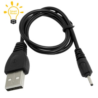 Black dc 2mm usb charging cable 50 cm for nokia n78 n73 n82