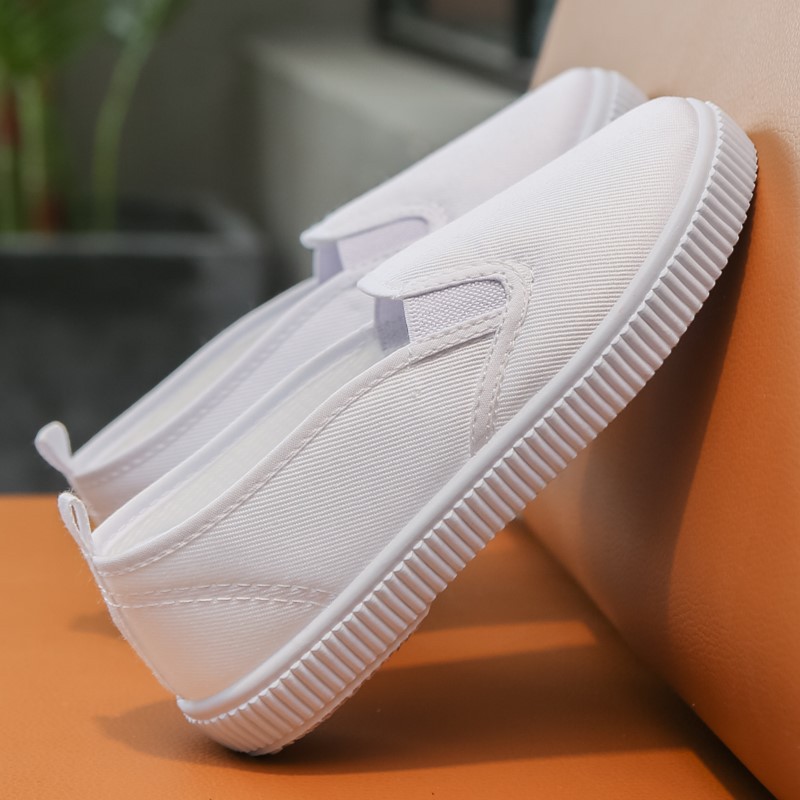 Giày slip on trắng học sinh | BigBuy360 - bigbuy360.vn