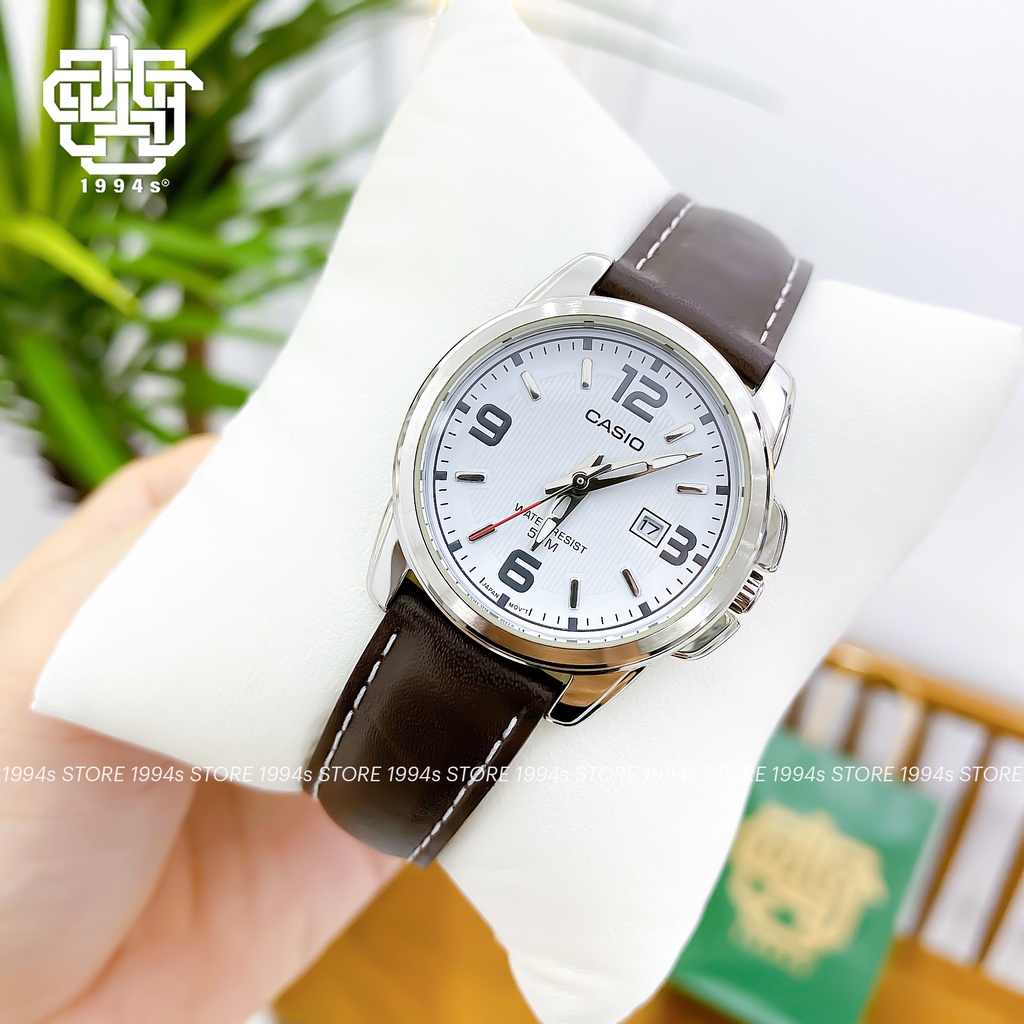 Đồng hồ nữ Casio LTP-1314L-7A dây da, chống nước, hàng chính hãng