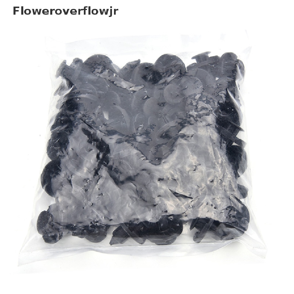 Set 50 Đinh Tán Nhựa 8mm Màu Đen Chuyên Dụng Cho Xe Hơi Fender