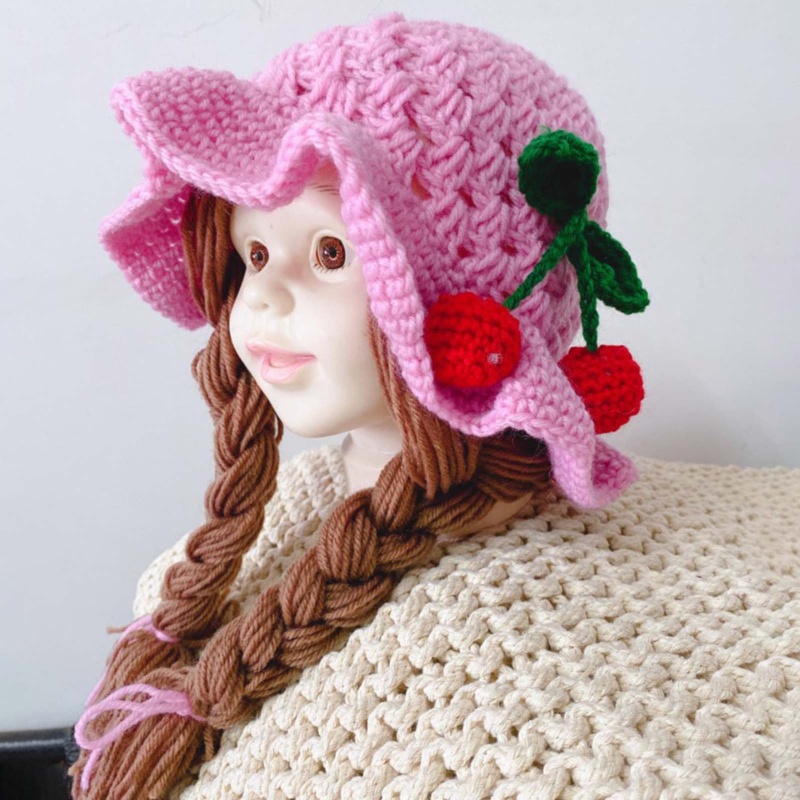 Mũ Trùm Đầu Mềm Mại Đính Hoa Thời Trang Giáng Sinh Ấm Áp