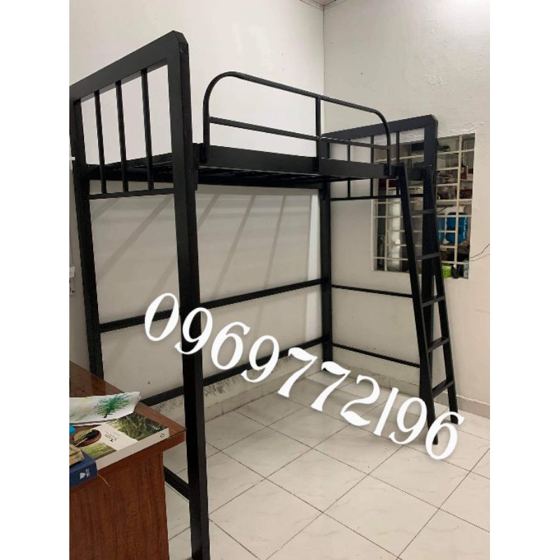 giường tầng thiết kế 1 tầng khung 4x8 ngang 1m2x2m | BigBuy360 - bigbuy360.vn