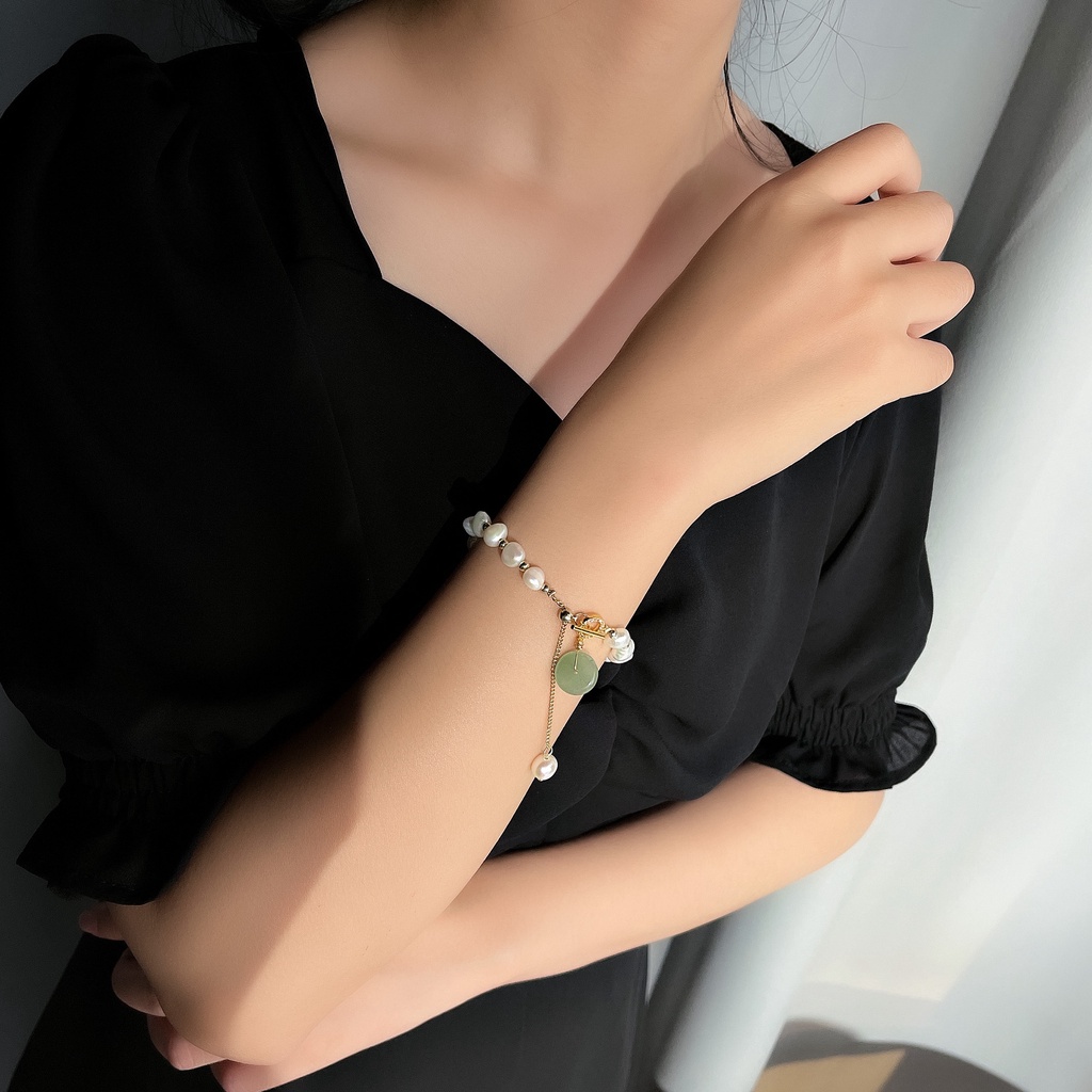 Vòng tay chuỗi hạt ngọc trai nhân tạo thời trang tinh tế