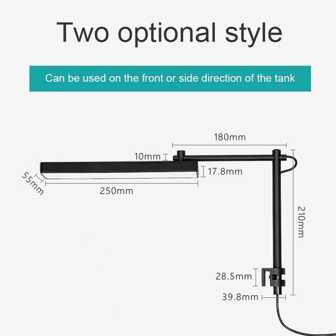 Đèn Netlea Nano chuyên dùng cho bể thủy sinh mini và nano để bàn