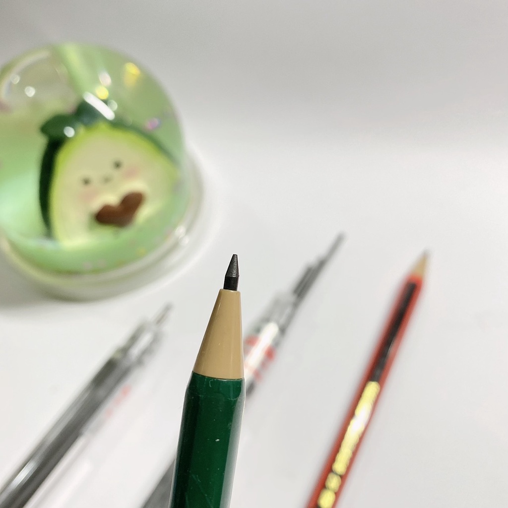Ngòi bút chì 2B loại lớn 2mm, Ruột bút chì bấm chống gãy ngòi cao cấp.