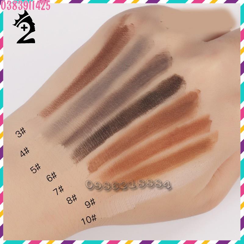 Chì xé kẻ mày cao cấp Haozhuang Make Up Milano Eyebrow Pencil siêu mịn bền màu TPP | BigBuy360 - bigbuy360.vn