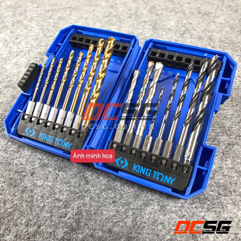 Hộp nhựa đựng mũi khoan và mũi vít Kingtony 82000412KKTAI | DCSG