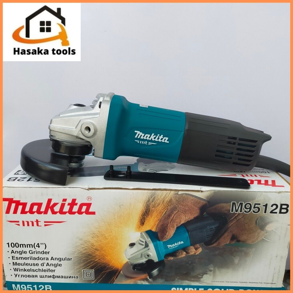 Máy mài góc Makita M9512B,công tắc đuôi,lưỡi cắt 100mm.công suất 720W