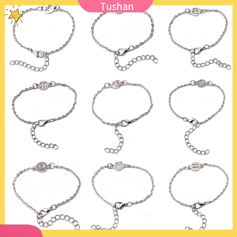 Vòng đeo tay cho nữ hình 12 cung hoàng đạo cá tính