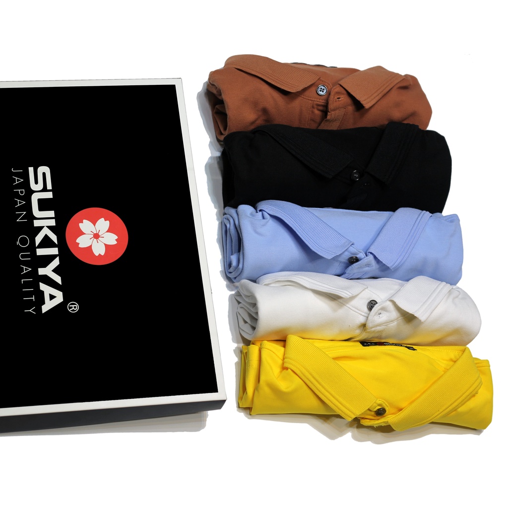 Áo POLO nam cổ bẻ 5 màu mới sang trọng, lịch lãm Sukiya Fashion AT06 | BigBuy360 - bigbuy360.vn