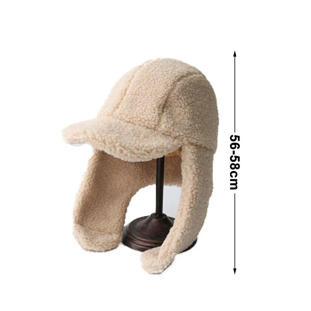 HS Mũ Beanie Dày Dặn Giữ Ấm Tai Cho Nữ