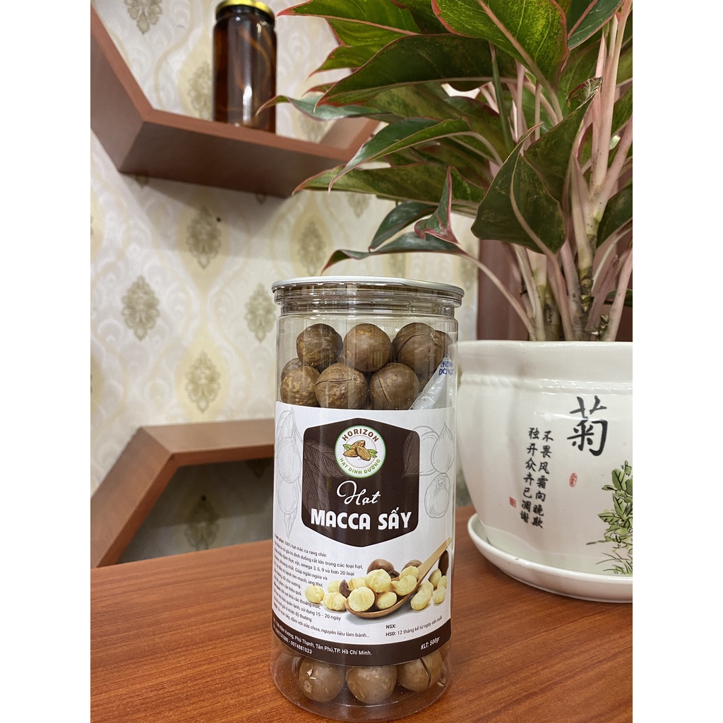 Hạt macca bi đóng lon 500gr