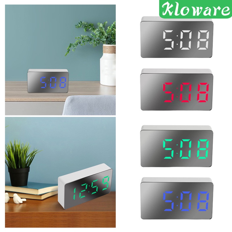 Đồng Hồ Báo Thức Kỹ Thuật Số 3 &quot;Để Bàn Trang Trí