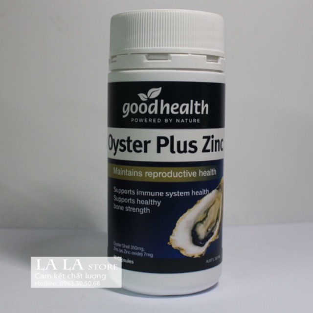 Tinh chất hàu Oyster Plus Good Health 60 viên