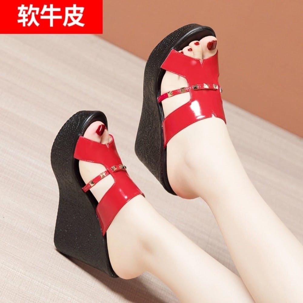 XẢ KHO - DÉP XUỒNG DA PHỐI ĐINH TÁN CAO CẤP 10P
