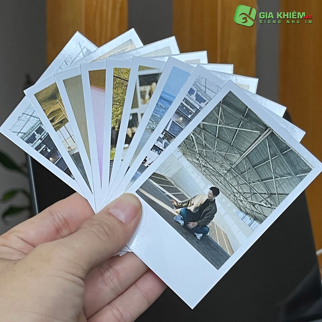 In combo 10 ảnh Pola không phai không nhòe màu size 9x5.5cm ảnh theo yêu cầu