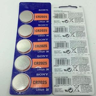 [Chính Hãng] Pin cr2025 vỉ 5 viên/ 1 vỉ thương hiệu Sony 35000/1 vỉ