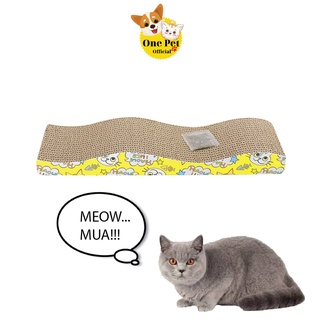 Bàn cào móng cho Mèo tặng kèm Canip Size lớn 3 phân loại - One Pet Shop
