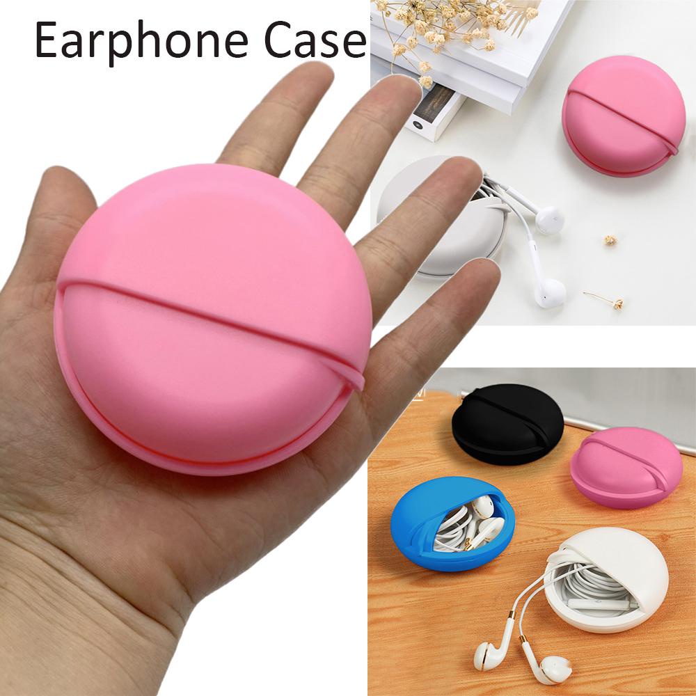 JY1 Hộp Đựng Tai Nghe / Cáp Dữ Liệu Bằng ABS Có Thể Xoay Bỏ Túi Tiện