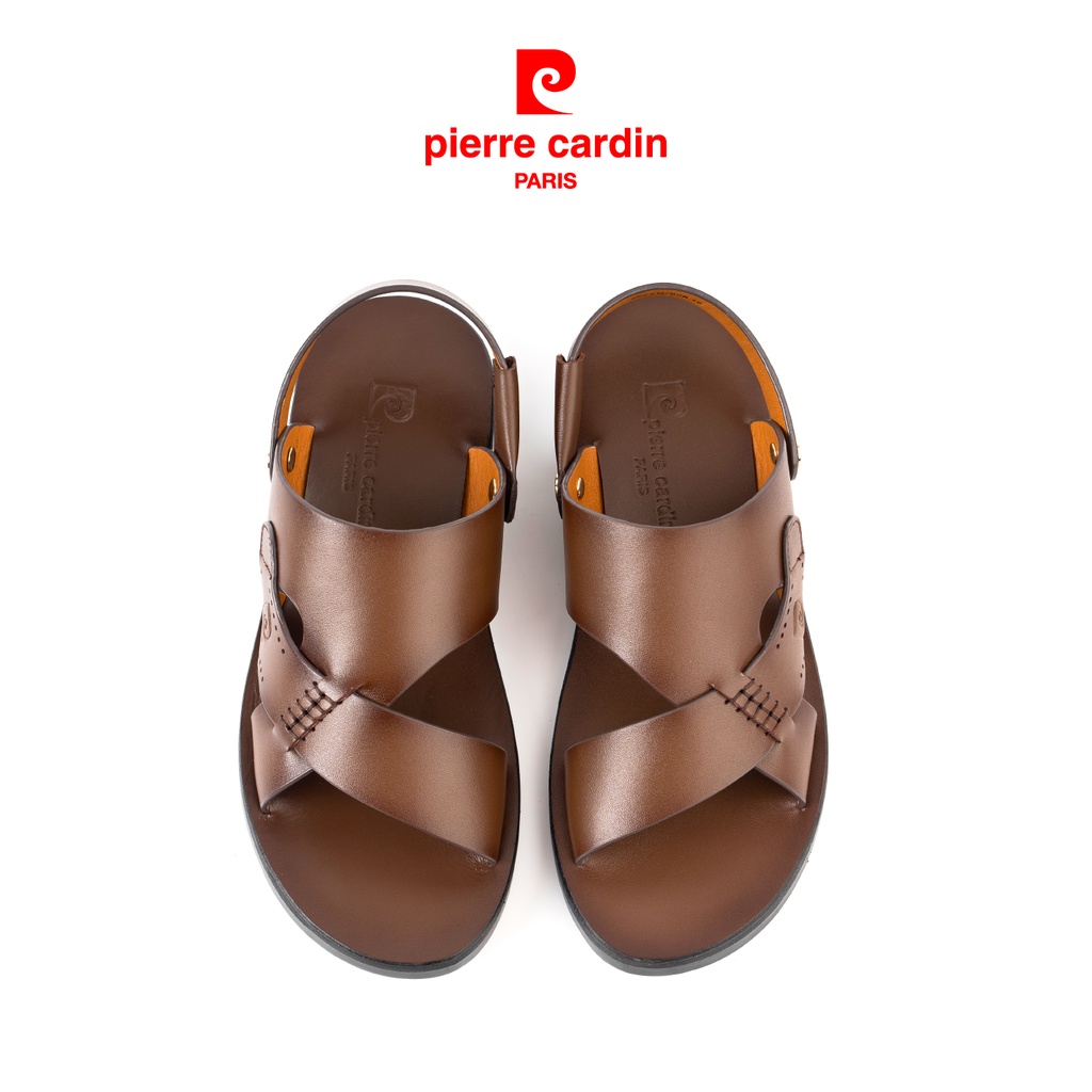 Sandal nam Pierre Cardin da nhập khẩu, thiết kế sang trọng, lịch lãm, lót da cao cấp chống hôi chân - PCMFWLF147BRW