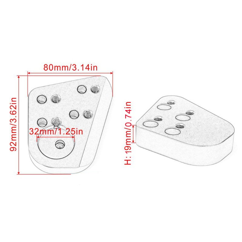 Bộ 2 Trục Nâng Ghi Đông Xe Máy Chống Gỉ Cho R1200RT R1100RT R1150RT