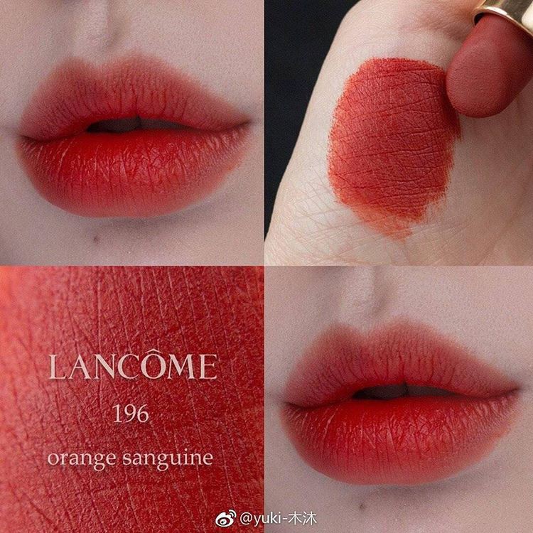 Son Thỏi Lì Lancôme Paris Mini Màu 505 và 196 Chất Son Hoàn Hảo Khiến Đôi Môi Căng Mọng và Mềm Mại Hơn