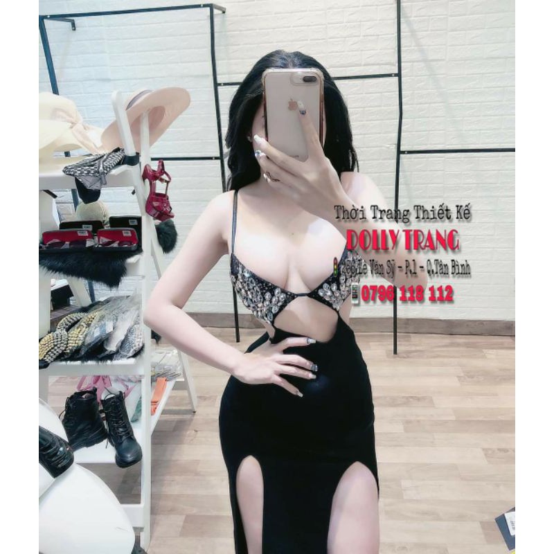 Đầm.da.hoi.xẻ.tà.sexy