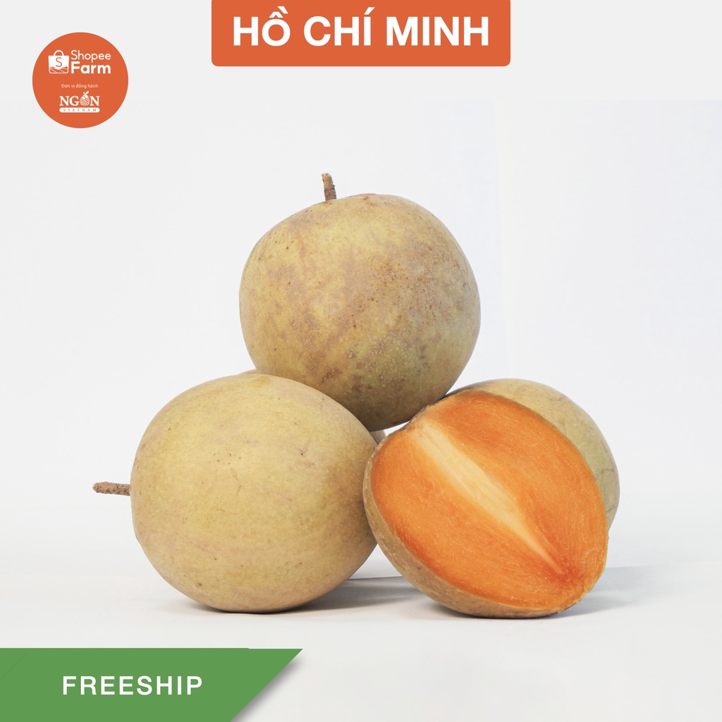 [Mã 267FMCGSALE giảm 8% đơn 500K] [HCM] 1KG Sapoche (Hồng Xiêm) Mexico Tiền Giang Mọng Thơm Ngọt Đậm - Shopeefarm