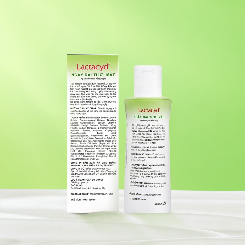 Dung Dịch Vệ Sinh Phụ Nữ Lactacyd 150ml Lá Trầu Không &amp; Nước Hoa Hồng - CVSpharmacy